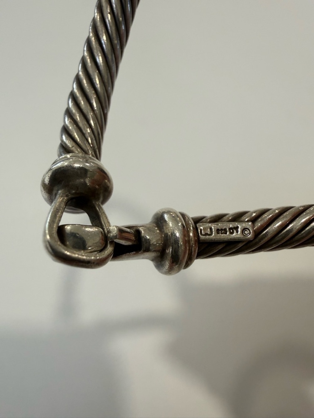 David Yurman Cable Classics Bracelet with Pearl & Pave Diamonds - Picture 3 of 3